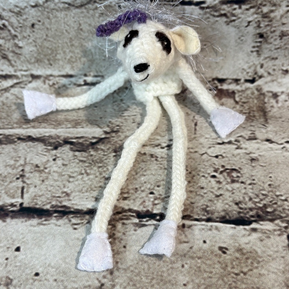 Crocheted Unicorn Finger Puppet